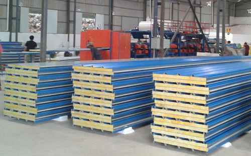 厂房翻新如何选化隆彩钢岩棉板防火厚度